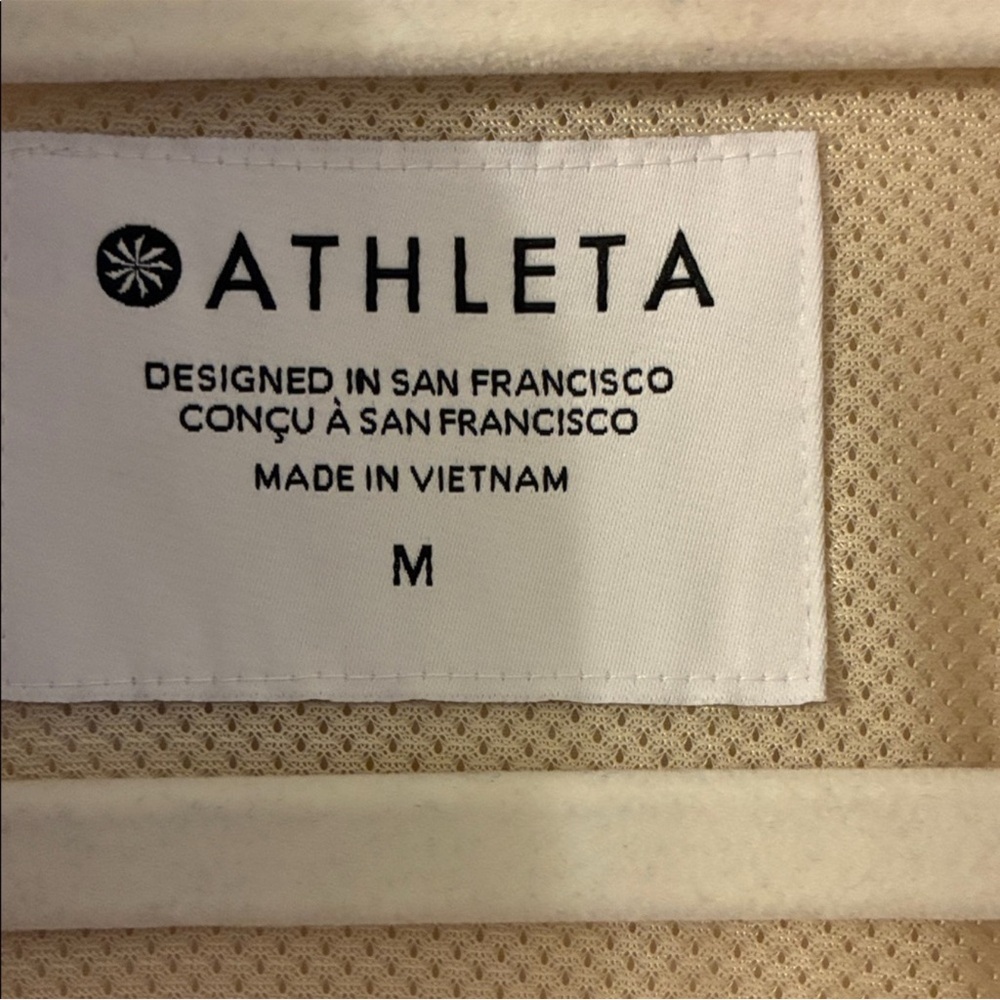 NWT NEW Athleta Luna Cream Trench Medium - Picture 6 of 8